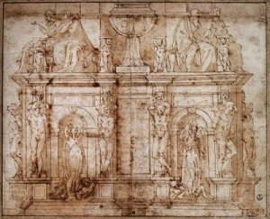 1.Boceto tumba Julio II